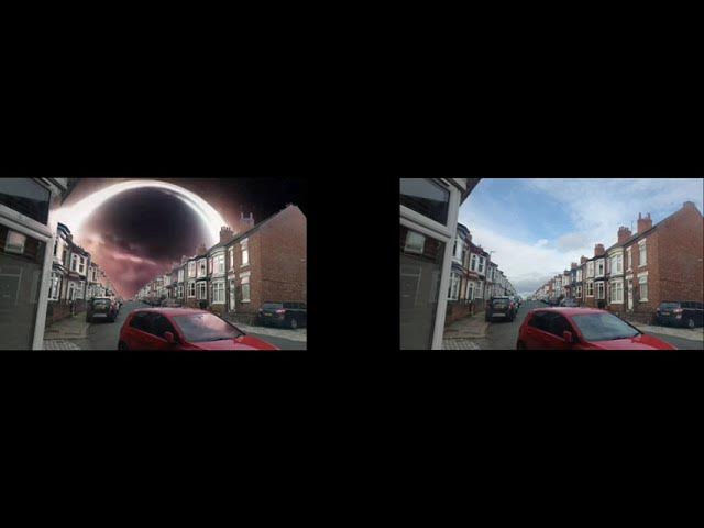 Video thumbnail for Black hole CAUGHT ON CAMREA before after