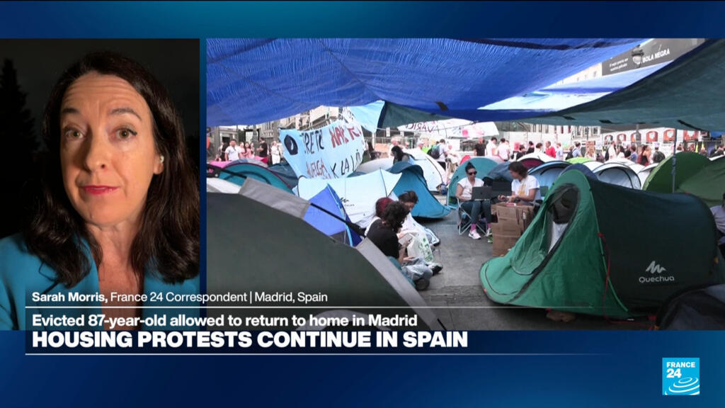 Video thumbnail for Spain's housing crisis: Protests continue, keep heat on government