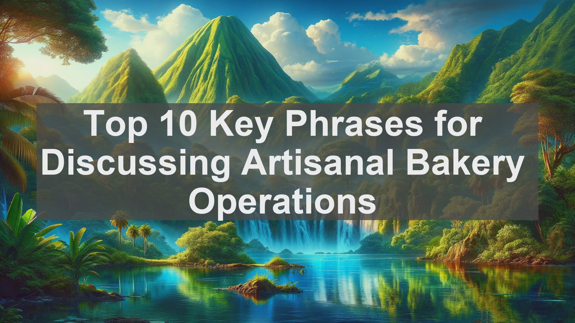 'Video thumbnail for Top 10 Key Phrases for Discussing Artisanal Bakery Operations'