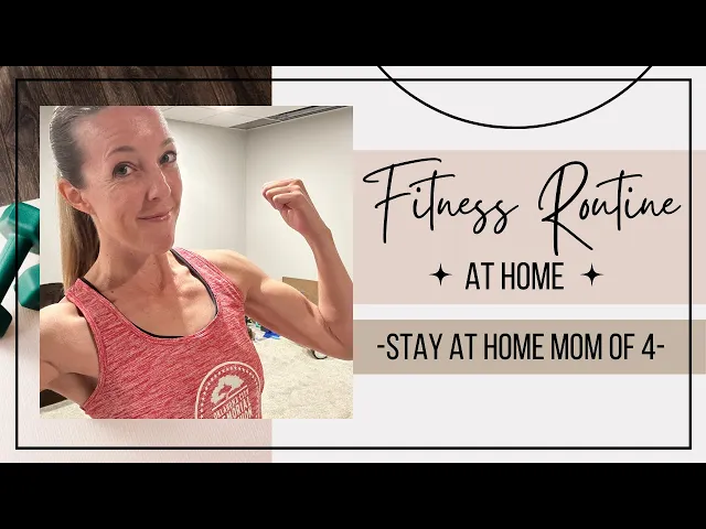 Video thumbnail for HOME FITNESS ROUTINE FOR MOMS | My Training Plan | Tools I Use | How I Fit in Fitness & Homeschool