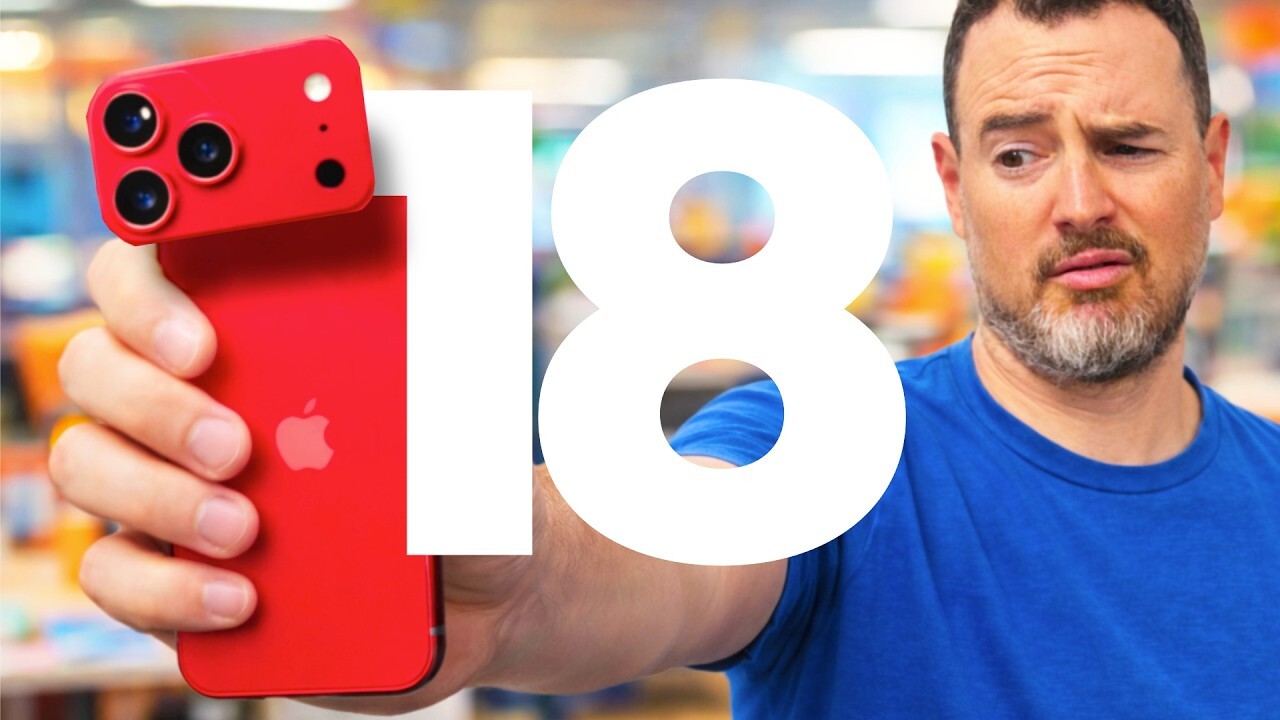 Video thumbnail for Apple's risky iPhone 18 line up!