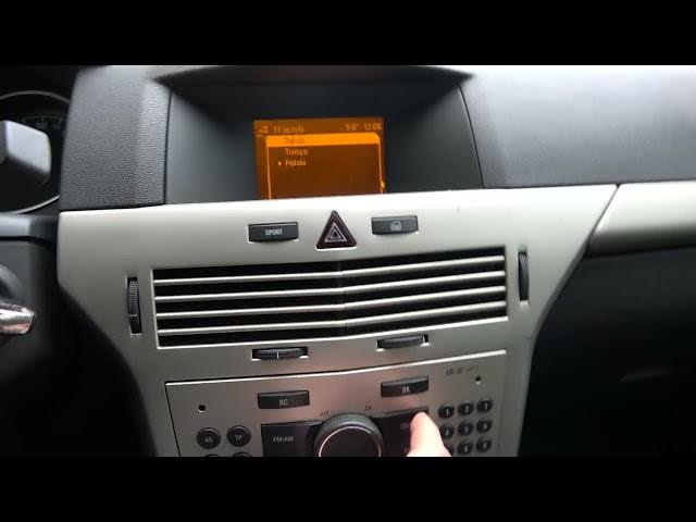 Video thumbnail for How to Change On-board Computer Language in Opel Astra H GTC (2004 - 2014) - Set new Language