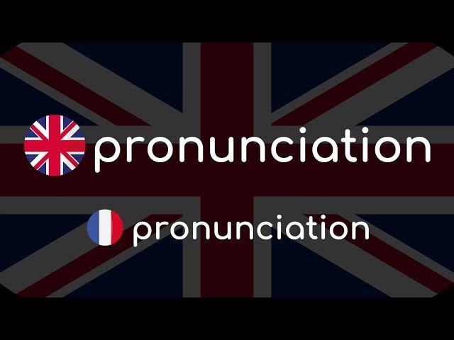 Video thumbnail for Comment prononcer « prononciation » en anglais
