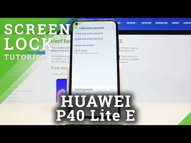 Video thumbnail for How to Change Screen Lock Type in Huawei P40 Lite E – Add Screen Lock Method