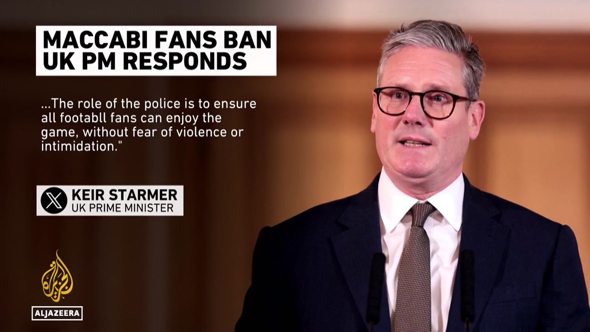 'Video thumbnail for Maccabi Tel Aviv fans banned from UK match: Decision in the spotlight amid security concerns'