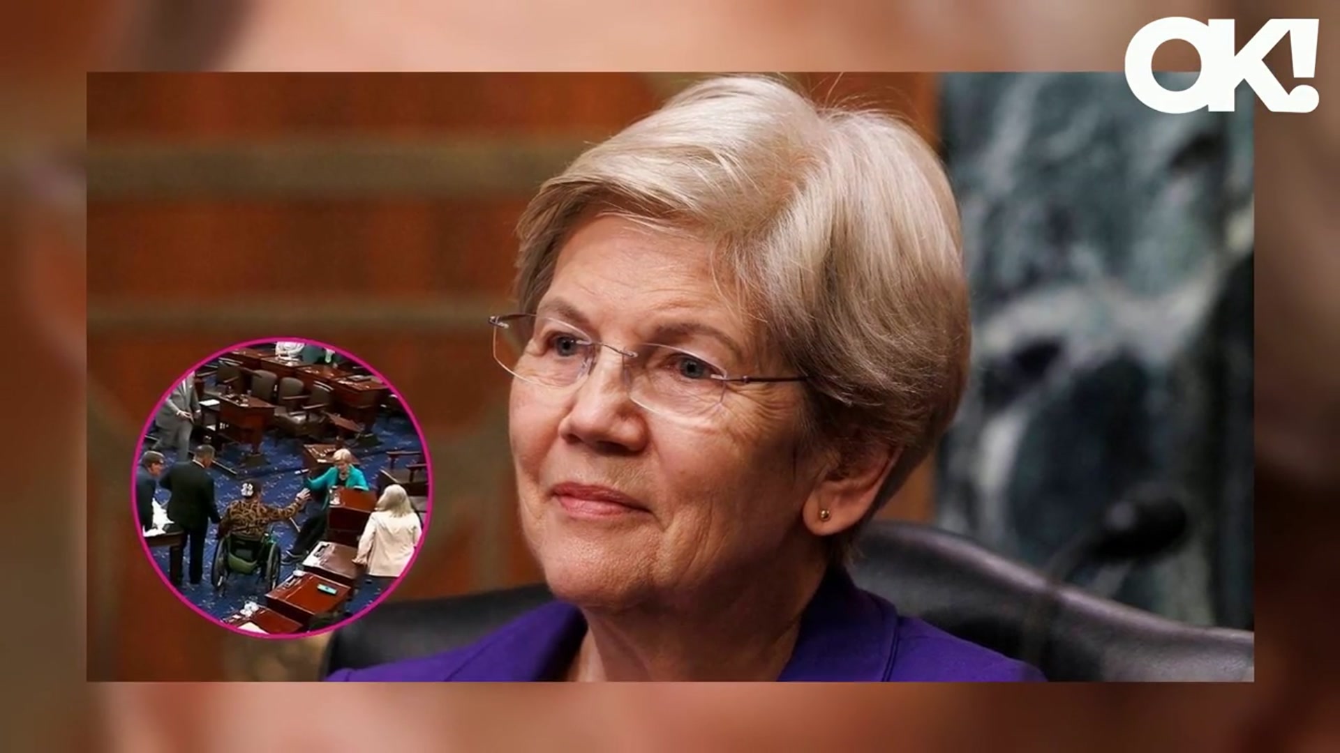'Video thumbnail for Elizabeth Warren Takes a Tumble on Senate Floor: Inside the Moment Everyone's Talking About'