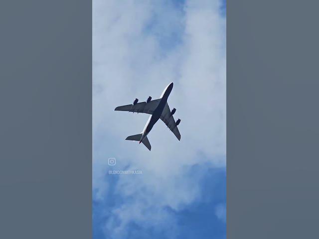 Video thumbnail for That Moment When the A380 Roars Over Ealing 😱✈️#london #londonfun #londonwithkasia #a380 #airbusa380