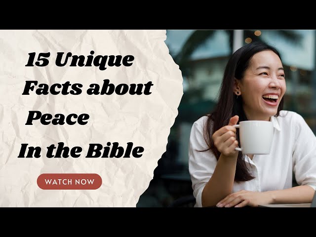 Video thumbnail for 15 UNIQUE FACTS ABOUT PEACE