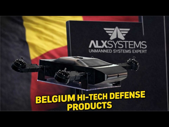 Video thumbnail for Belgium’s Defense Innovation Push: Local Firms Showcase Next-Gen Military Tech at BEDEX 2026