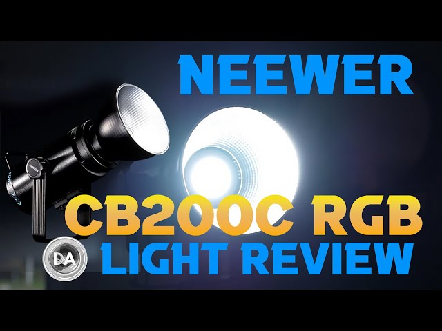Video thumbnail for Neewer CB200C RGB LED Video Light Review | 36000 Colors for $300!