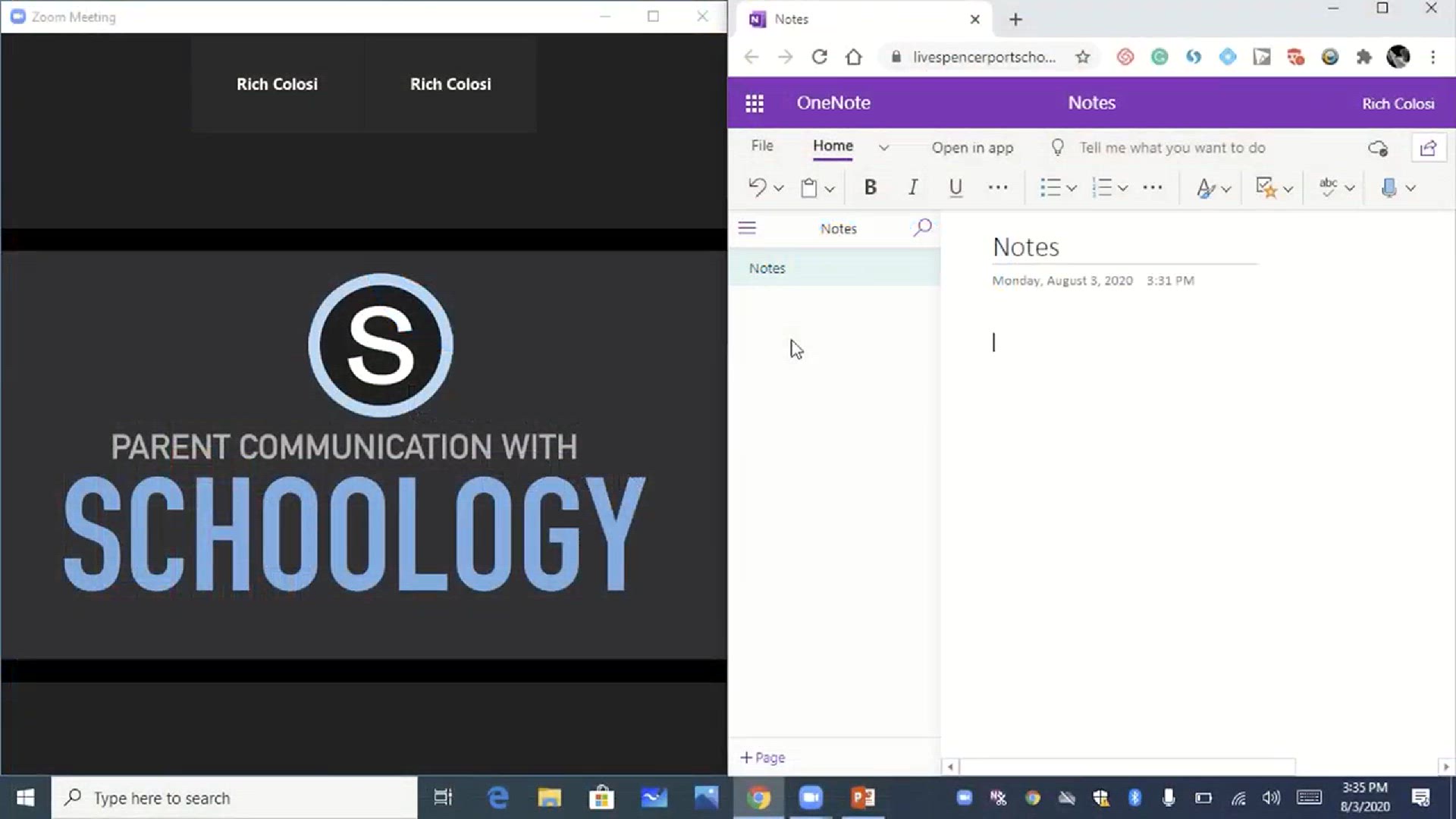 'Video thumbnail for How To Take Notes During a Zoom Meeting (Split Screen)'