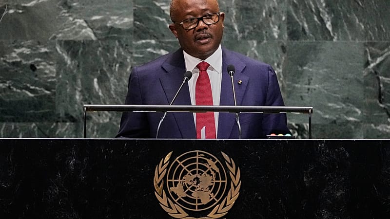 Video thumbnail for Guinea-Bissau junta blocks Embalo’s planned return, citing security concerns