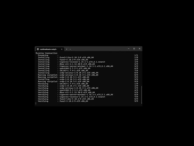 Video thumbnail for How to install xrdp on Rocky Linux 9