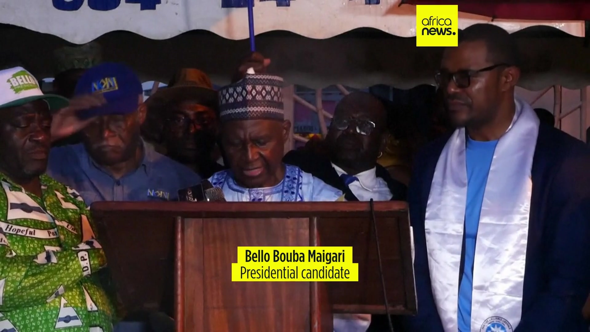 'Video thumbnail for Presidential campaign kicks off in Cameroon as opposition hopes to defeat Paul Biya'