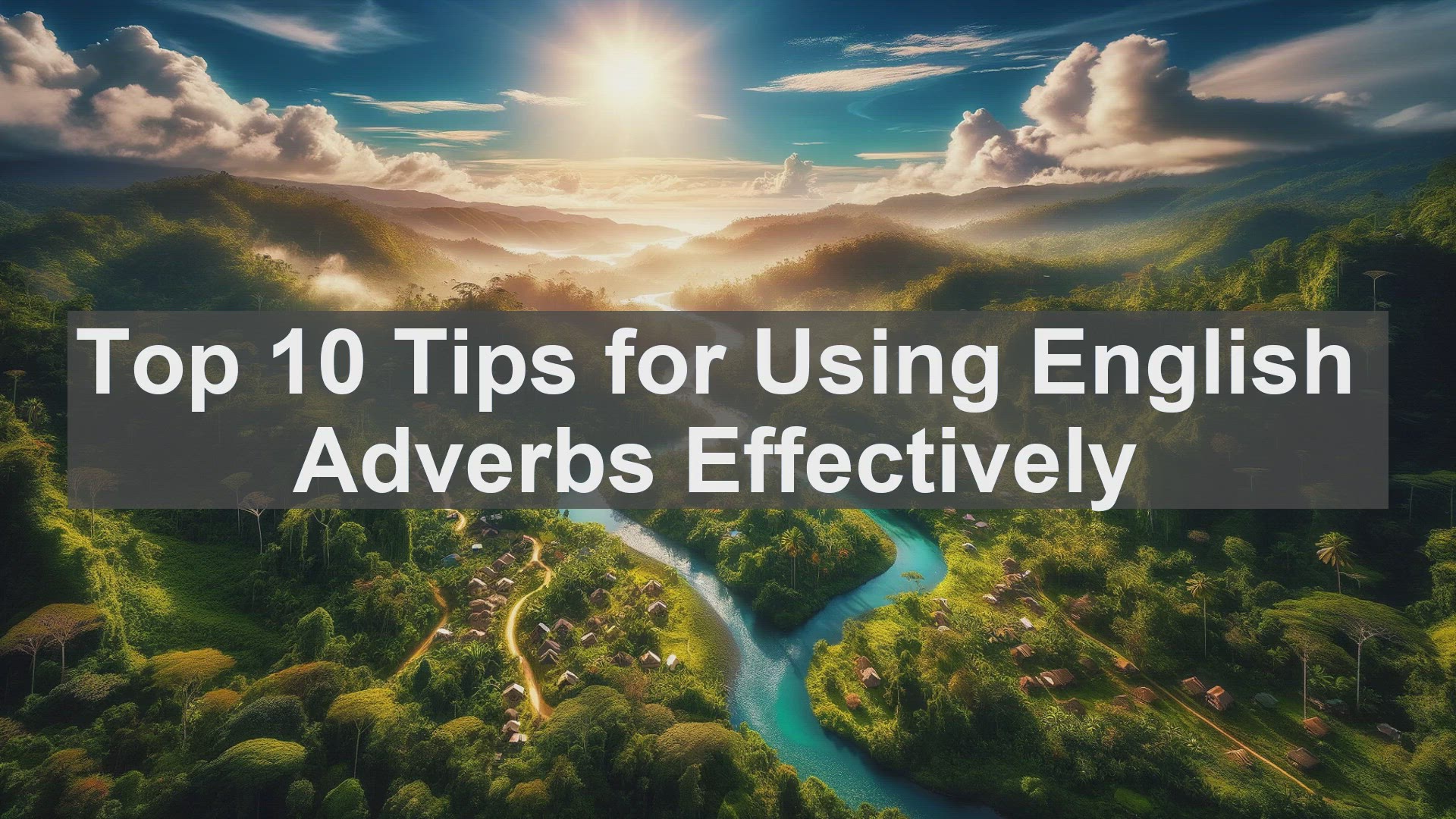 'Video thumbnail for Top 10 Tips for Using English Adverbs Effectively'