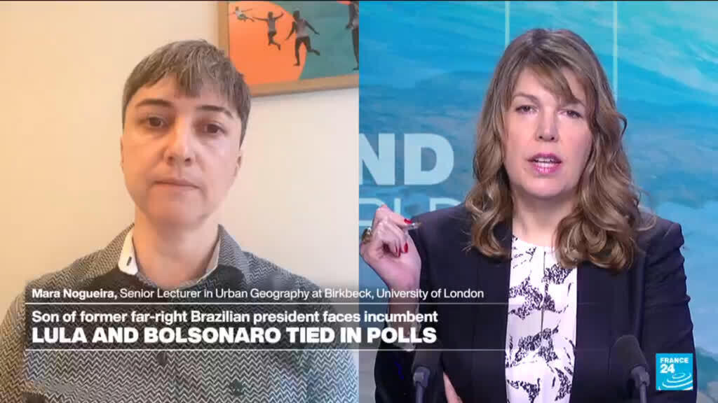 Video thumbnail for Brazil: Lula and Bolsonaro tied in polls