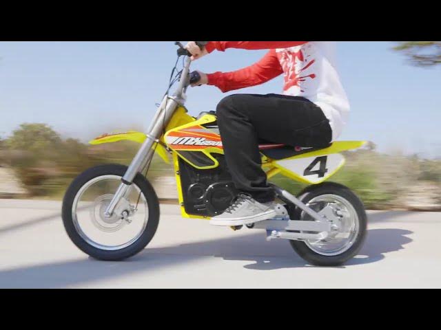 Video thumbnail for Razor MX650 Electric Dirt Bike – High-Torque Offroad