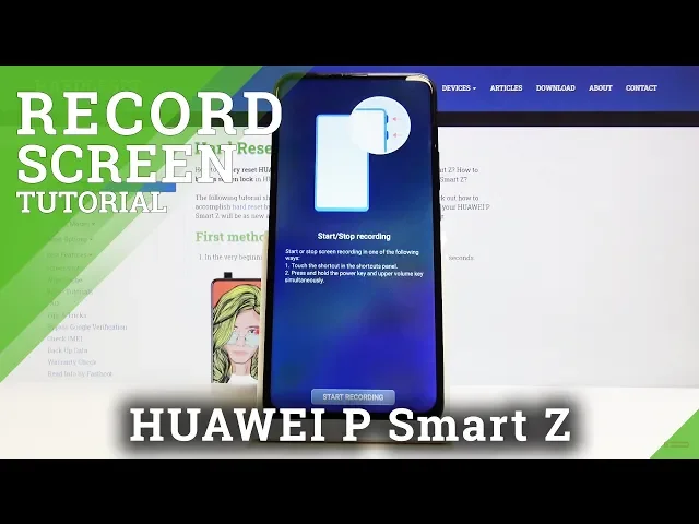 Video thumbnail for How to Record Screen in HUAWEI P Smart Z – Catch Fleeting Content