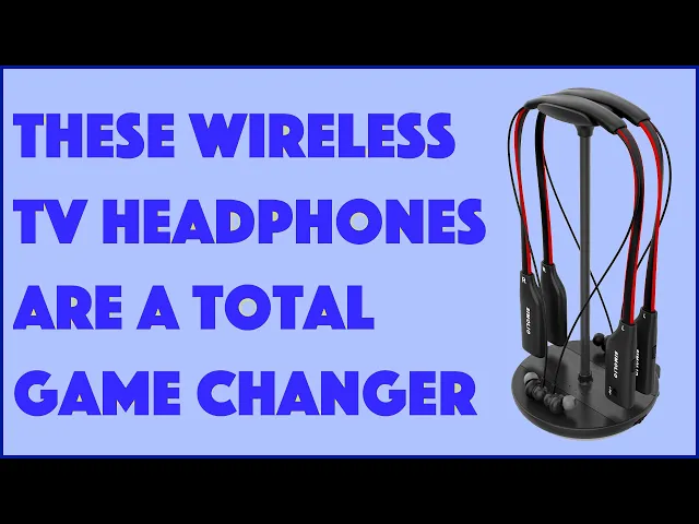 Video thumbnail for Simolio Dual Wireless TV Headphones with 3-in-1 Base -- REVIEW