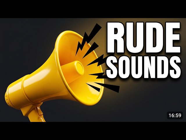 Video thumbnail for Gross & Rude Sound Effects (Fart Sounds, Burps & Comedy SFX)