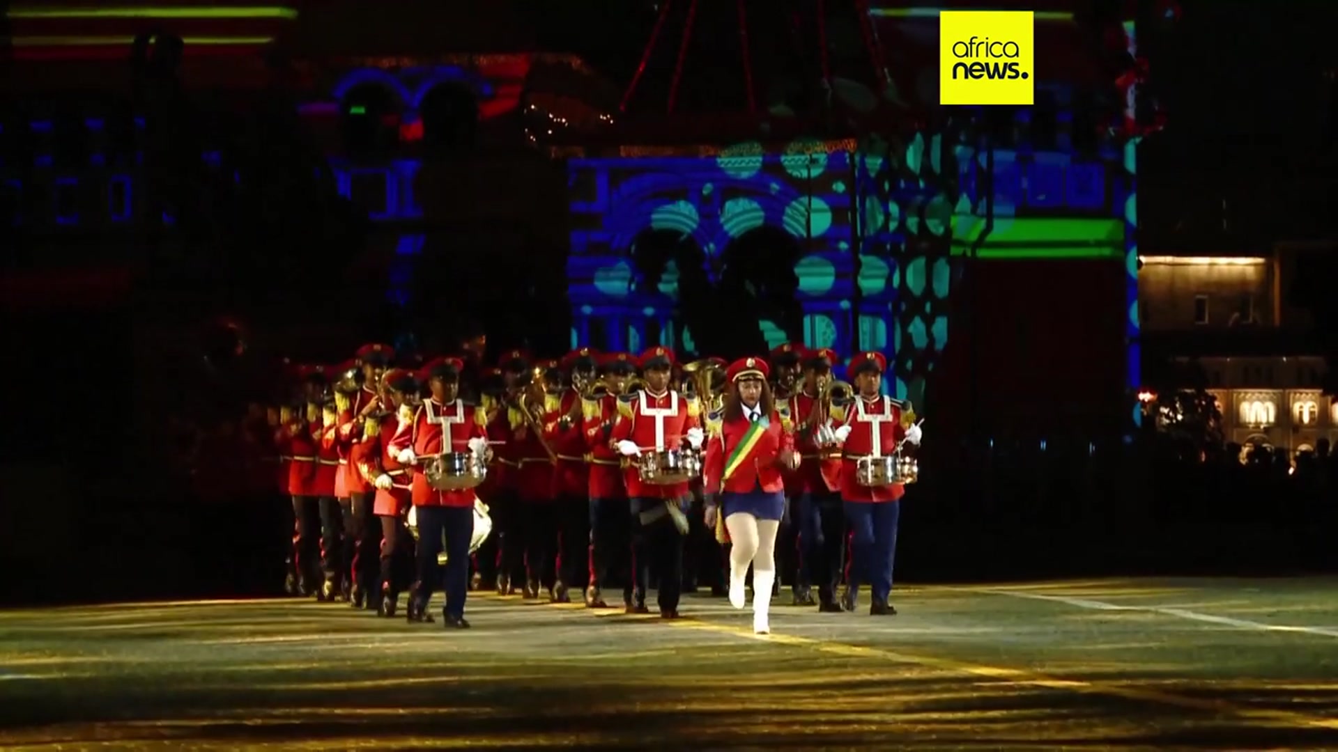 'Video thumbnail for Annual military music festival gets underway on Moscow's Red Square'