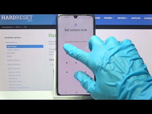 Video thumbnail for How to Set Up Screen Lock on VIVO V21 – Screen Lock Methods