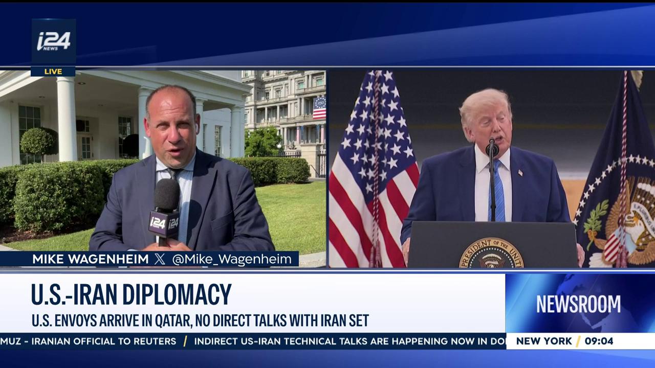 'Video thumbnail for U.S.-Iran diplomacy: U.S. envoys arrive in Qatar, no direct talks with Iran set'