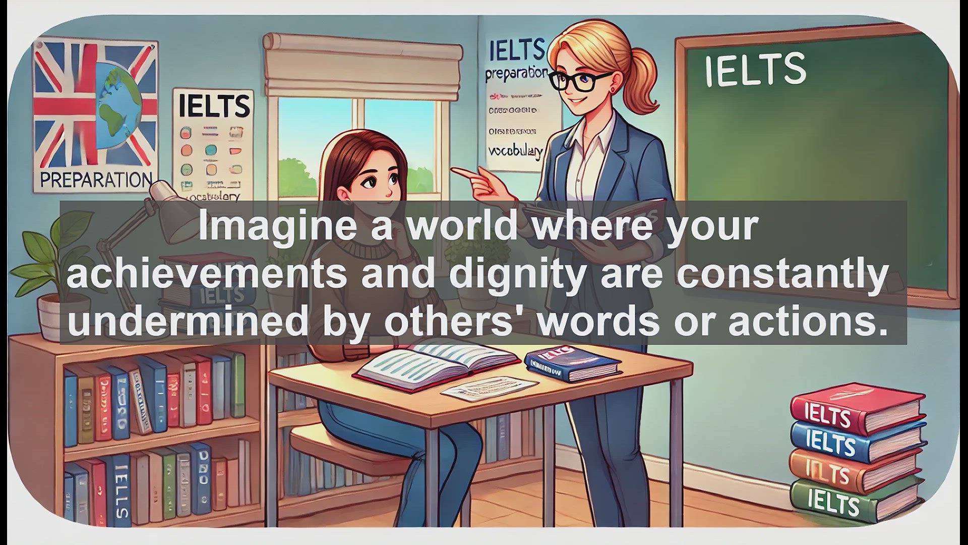 'Video thumbnail for 2000 Must Know IELTS 9.0 Vocabulary - Understanding 'Demean': A Verb About Dignity and Respect'