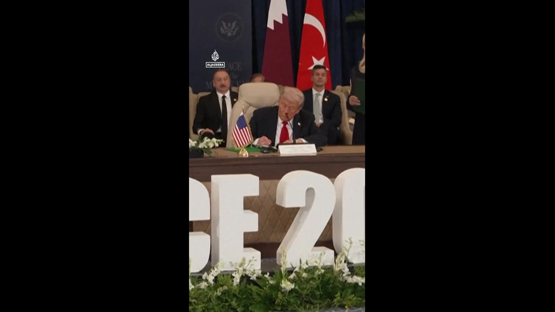 'Video thumbnail for US, Egypt, Qatar, Turkiye sign document on Gaza ceasefire deal'