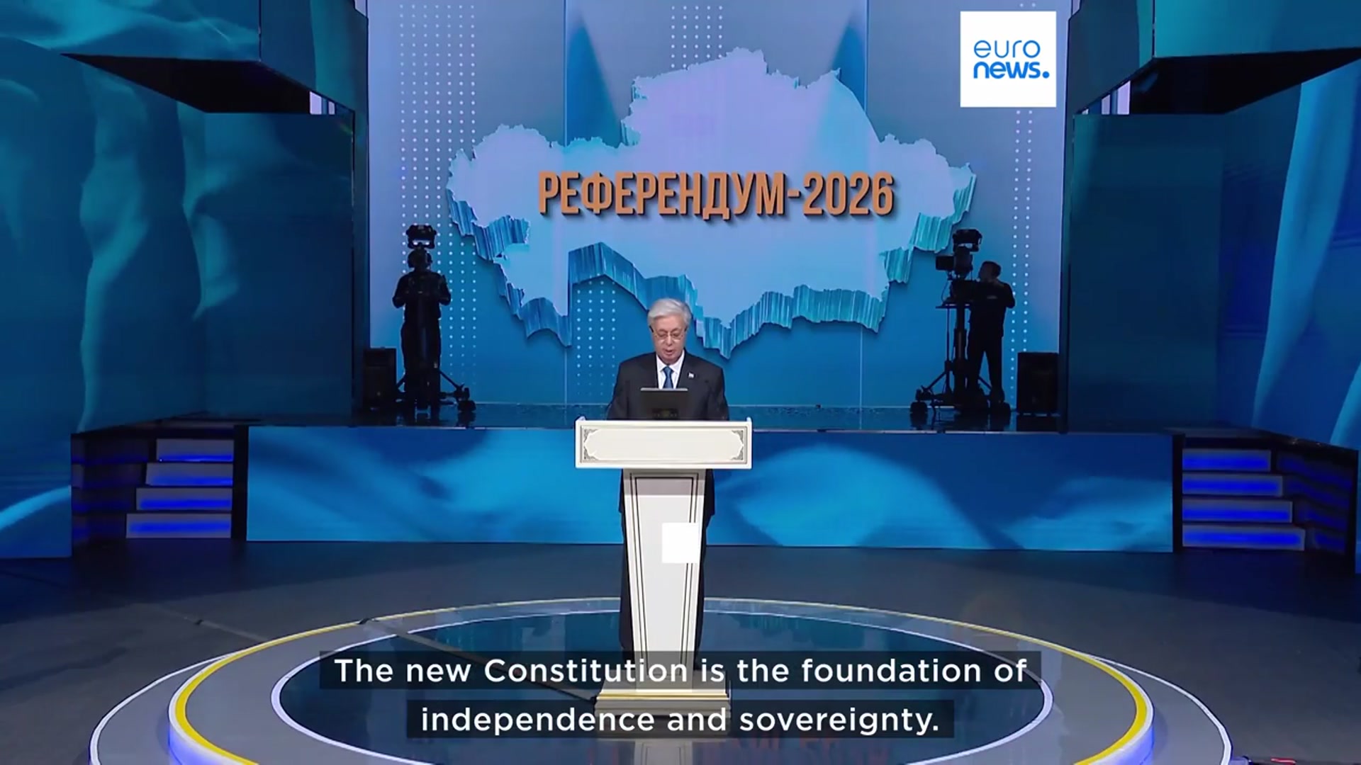Video thumbnail for Kazakhstan: Largest country in Central Asia approves new constitution