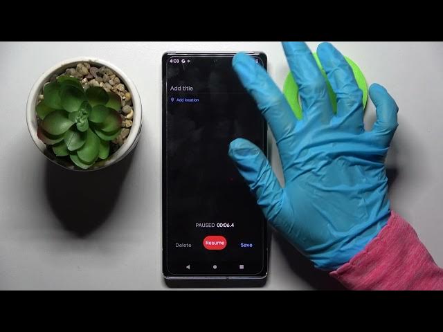 Video thumbnail for How to Record Sounds on GOOGLE Pixel 6 Pro - Use Voice Recorder