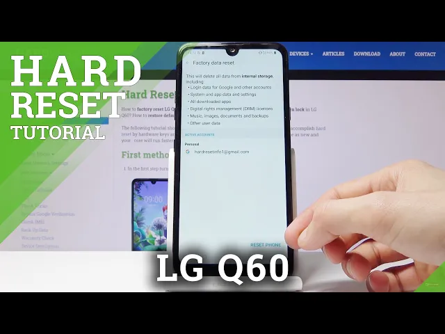 Video thumbnail for How to Perform Hard Reset on LG Q60 – Wipe Data by Factory Reset