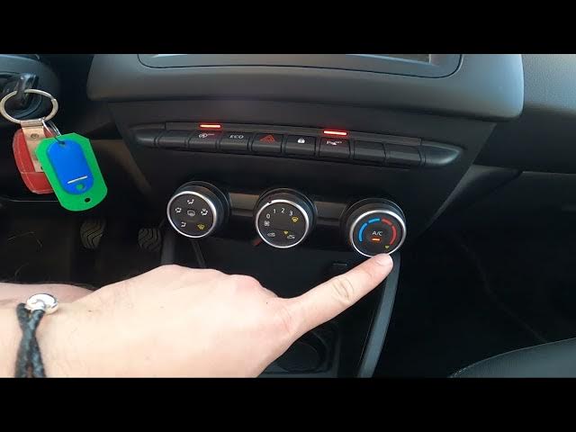 Video thumbnail for How to Enable or Disable AC in Dacia Duster II ( 2017 – now ) - Turn AC On or Off