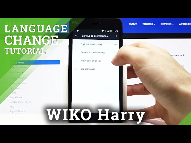 Video thumbnail for Change System Language - WIKO Harry Language List