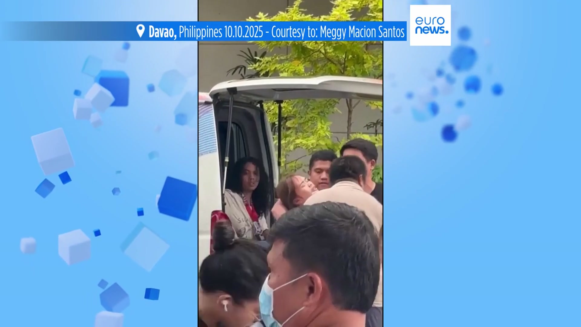 'Video thumbnail for Powerful 7.4 magnitude earthquake off southern Philippines kills at least two'
