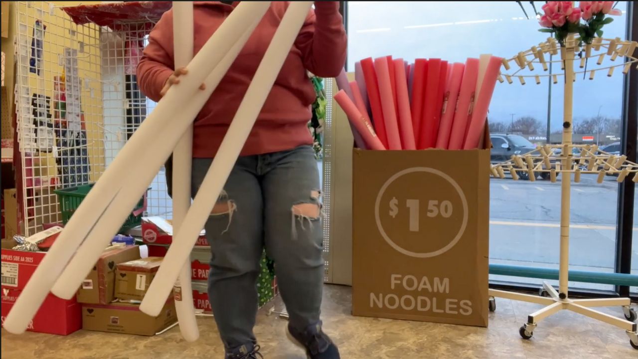 Video thumbnail for Buy 7 Dollar Store pool noodles for your living room (BRILLIANT!)