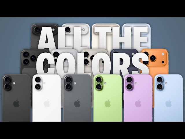 Video thumbnail for All iPhone 17 Colors Leaked — 17, Air, Pro and Pro Max