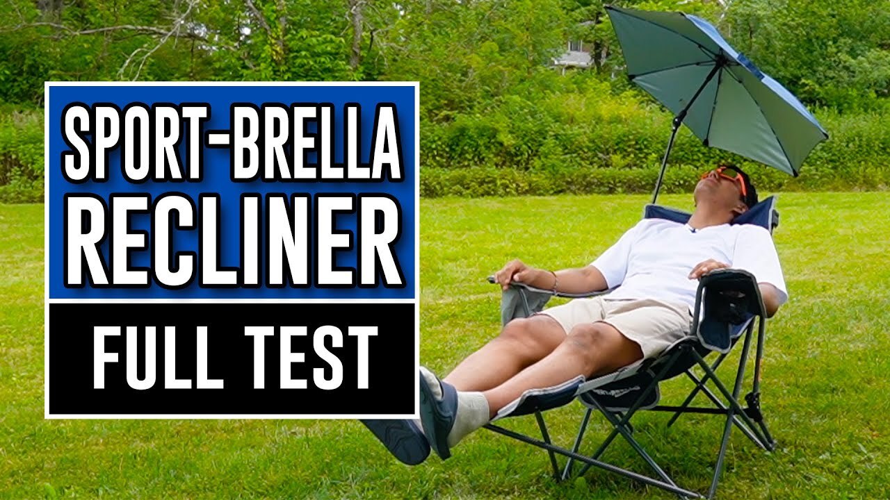 Video thumbnail for Everything To Know About The Sport Brella Recliner Chair