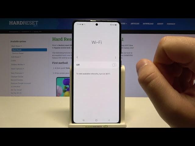 Video thumbnail for SAMSUNG Galaxy A51 - How To Connect Wifi Networks