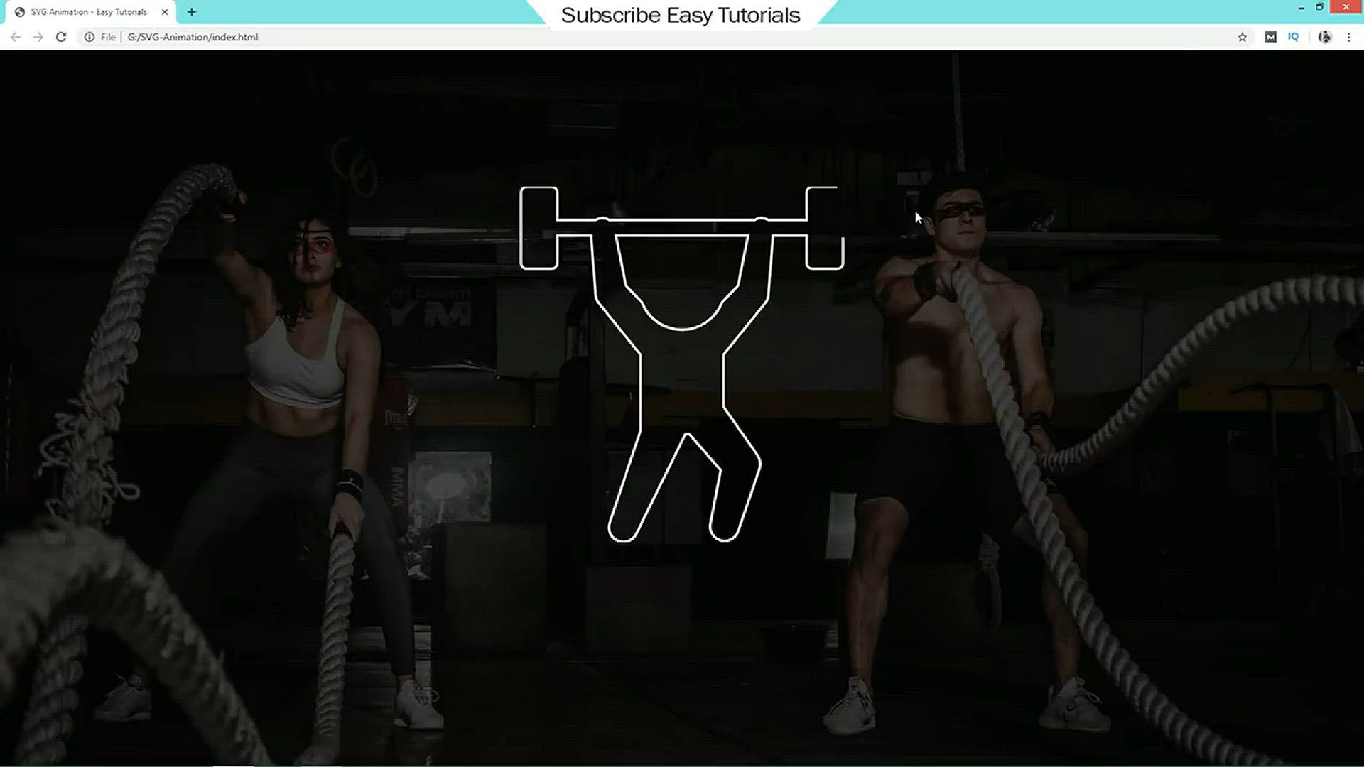 'Video thumbnail for How To Add SVG Image Animation on HTML CSS Website Tutorial'