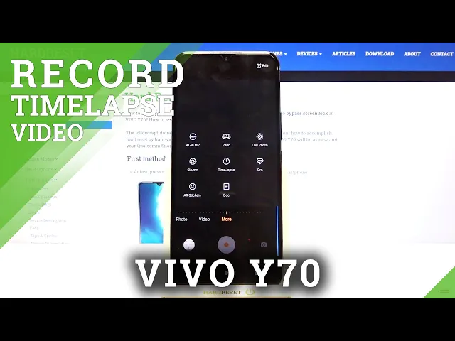 Video thumbnail for How to Record Timelapse on VIVO Y70 – Create Speed Up Video