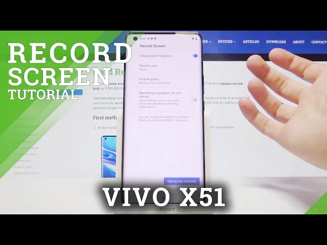 Video thumbnail for How to Record Screen in VIVO X51 5G – Catch Fleeting Content