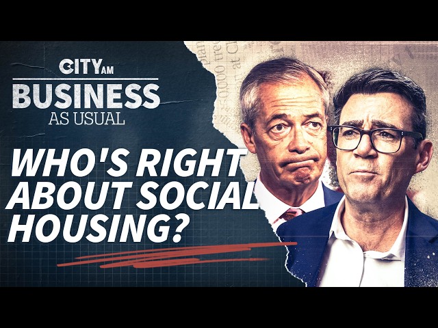 Video thumbnail for Burnham's council house drive boosts housebuilders