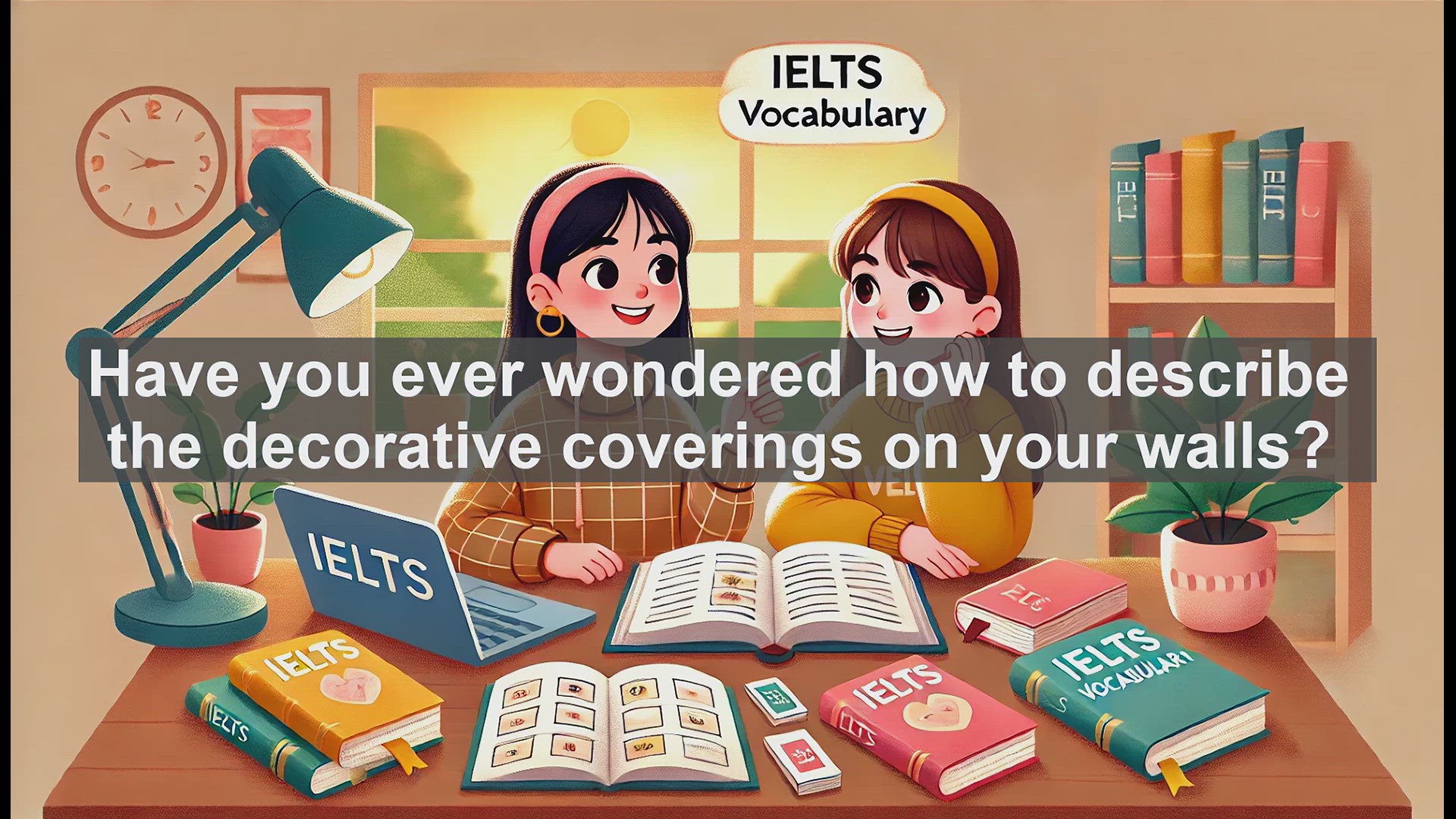 'Video thumbnail for 2500 Must Know IELTS 6.5 Vocabulary - What is Wallpaper? A Guide to Wall Coverings in English'