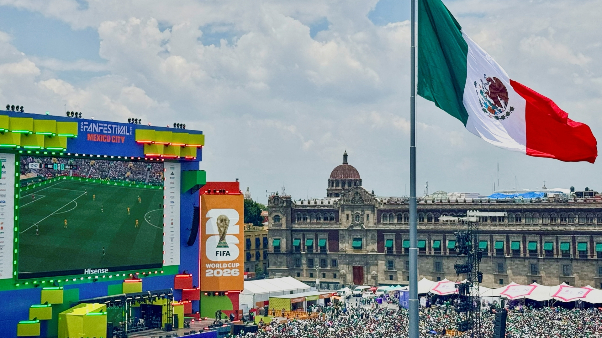Video thumbnail for Mexico hosts World Cup, celebrations meet protests over domestic issues