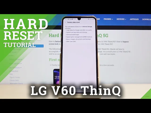 Video thumbnail for How to Hard Reset LG V60 ThinQ – Wipe Data Instructions