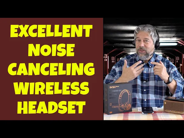 Video thumbnail for EKSATelecom H16 Pro Wireless Bluetooth Headset -- DEMO & REVIEW