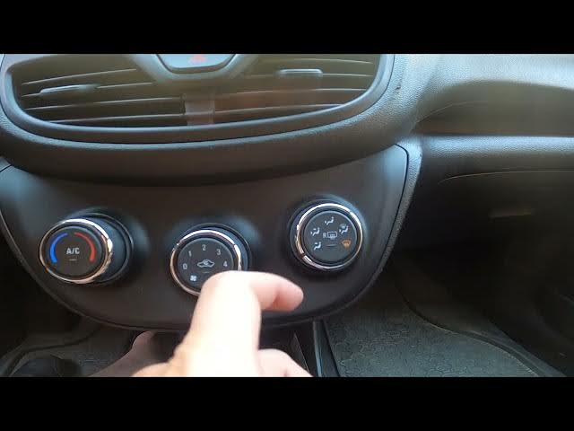 Video thumbnail for How to Change Blowing Direction in Opel Karl ( 2015 – 2018 ) | Adjust Airflow Direction