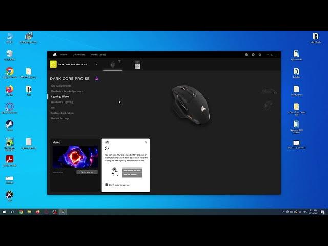 Video thumbnail for Corsair Dark Core RGB SE Pro - How To Adjust Pointer Speed