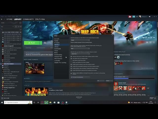 Video thumbnail for Steam 2022 - How To Change Starting Page